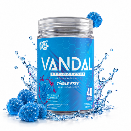 VANDAL Pre-Workout in Blue Razz Gummies
