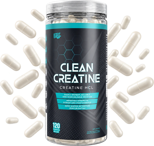 VNDL Clean Creatine capsules, creatine HCl