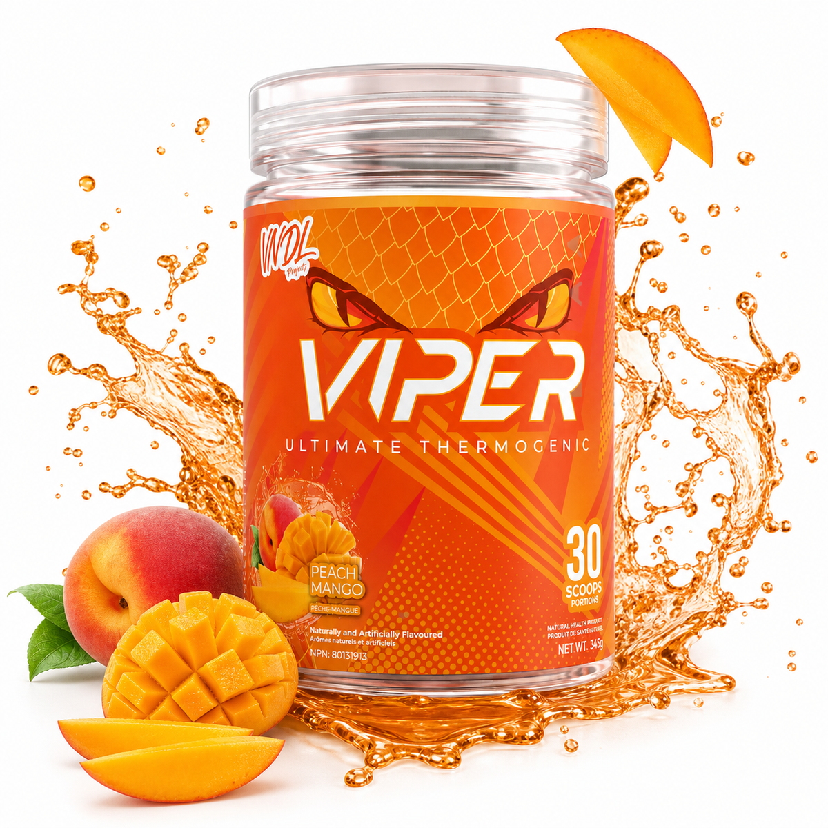 VIPER Ultimate Thermogenic in Peach Mango